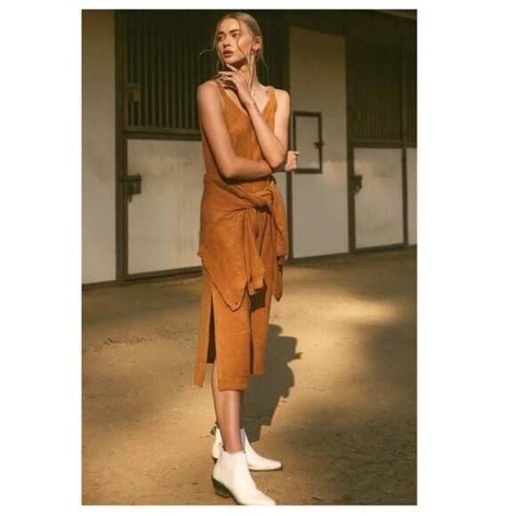 MIDI  slip dress and cardigan set - Picture 2 of 13